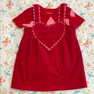 Heart jumpsuit dress set